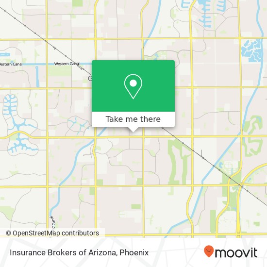 Insurance Brokers of Arizona map