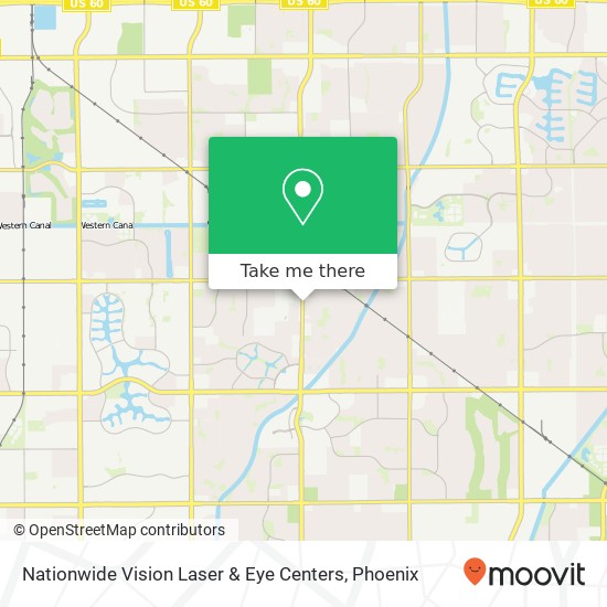 Nationwide Vision Laser & Eye Centers map