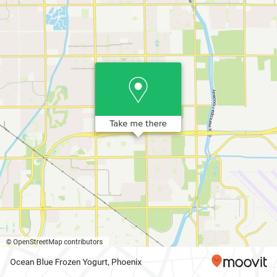 Ocean Blue Frozen Yogurt map