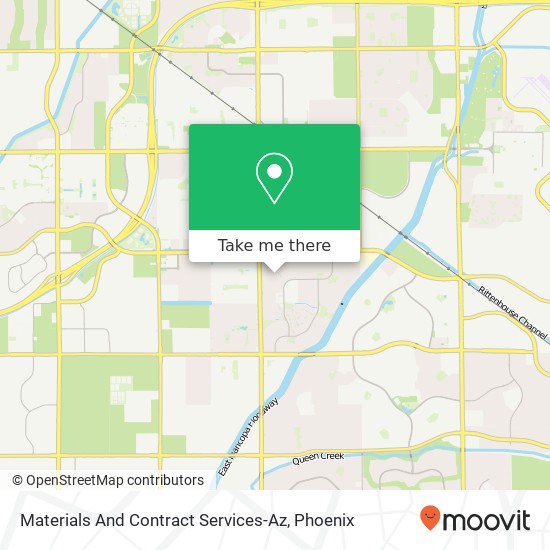Mapa de Materials And Contract Services-Az