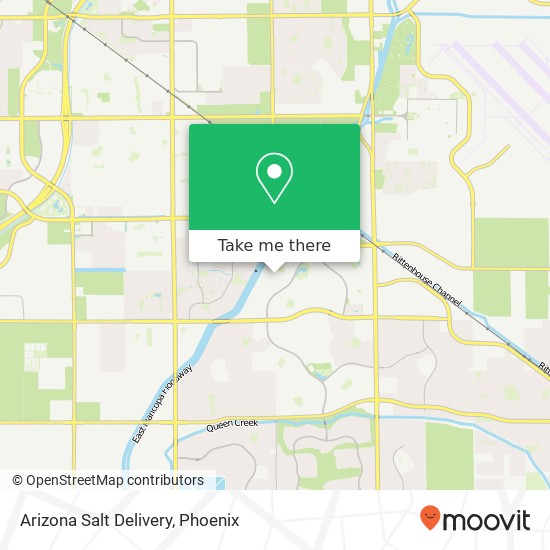 Mapa de Arizona Salt Delivery