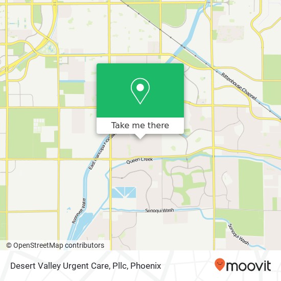 Mapa de Desert Valley Urgent Care, Pllc