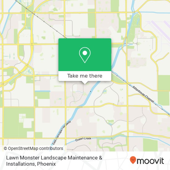 Mapa de Lawn Monster Landscape Maintenance & Installations