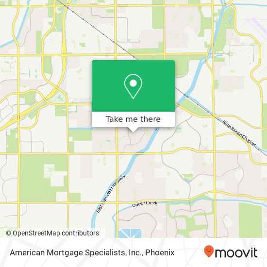 Mapa de American Mortgage Specialists, Inc.