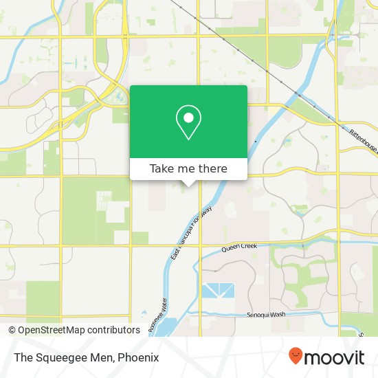 The Squeegee Men map