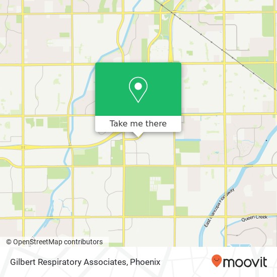 Gilbert Respiratory Associates map