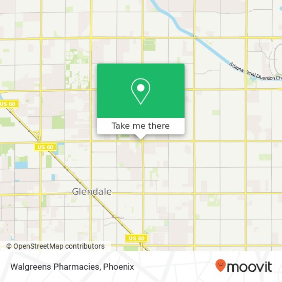 Walgreens Pharmacies map