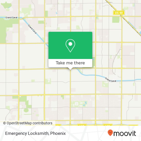 Emergency Locksmith map