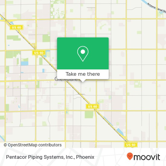 Pentacor Piping Systems, Inc. map