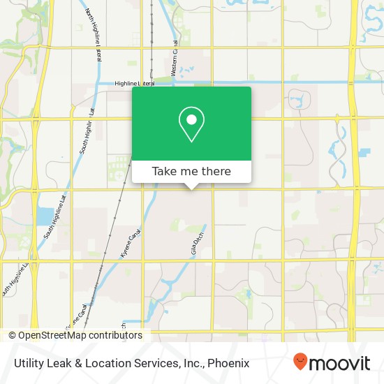 Mapa de Utility Leak & Location Services, Inc.