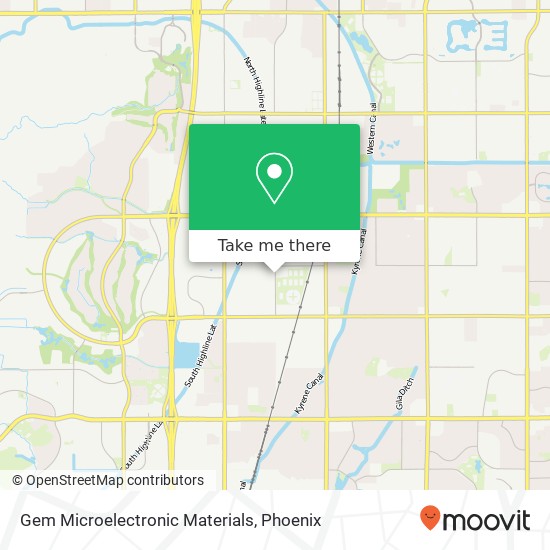 Gem Microelectronic Materials map