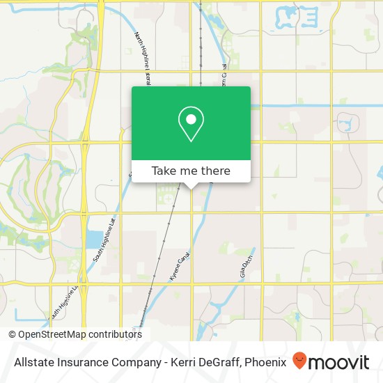 Allstate Insurance Company - Kerri DeGraff map