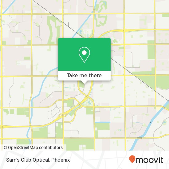 Mapa de Sam's Club Optical