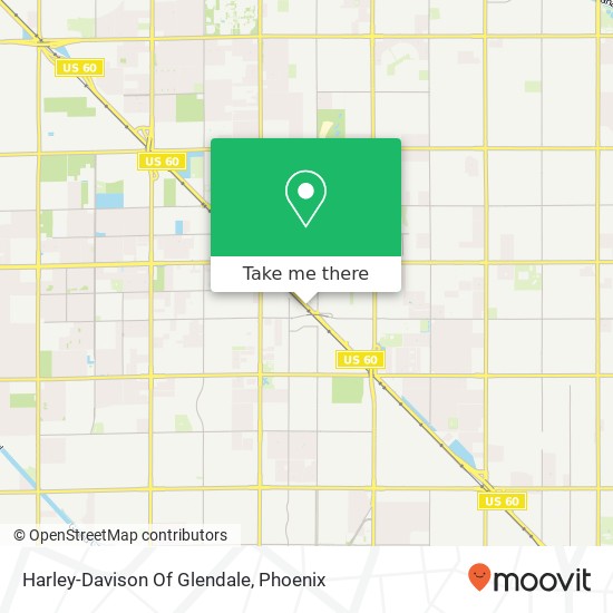 Harley-Davison Of Glendale map
