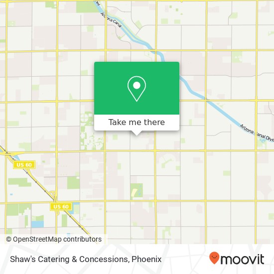 Shaw's Catering & Concessions map