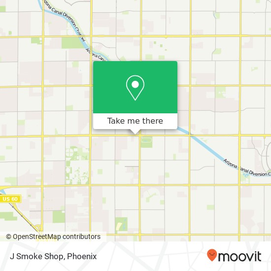 Mapa de J Smoke Shop