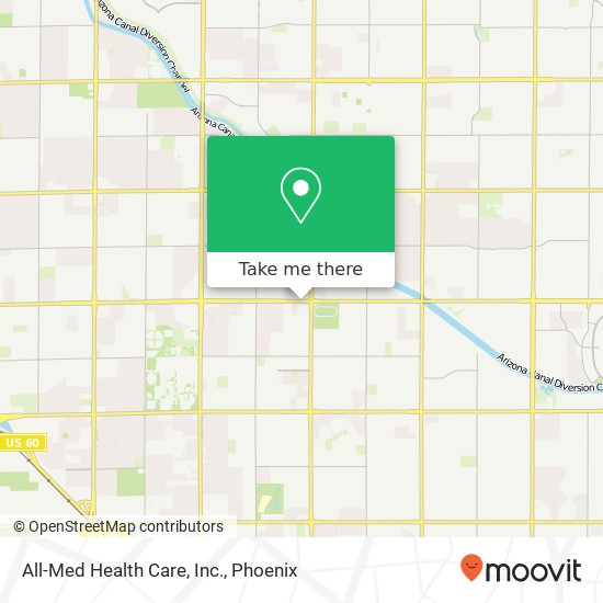 All-Med Health Care, Inc. map