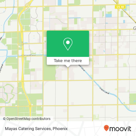 Mapa de Mayas Catering Services
