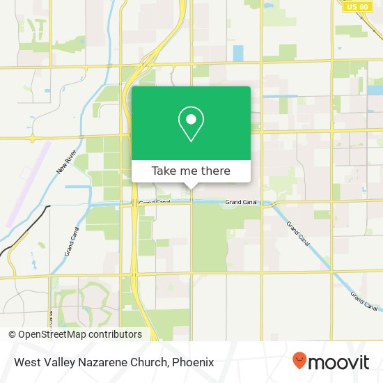 West Valley Nazarene Church map