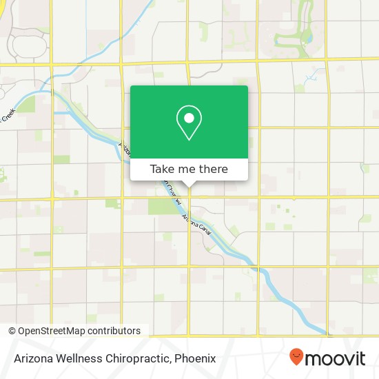 Arizona Wellness Chiropractic map