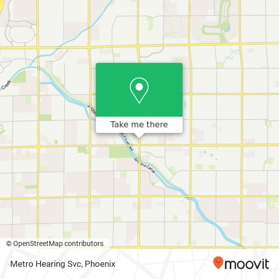 Mapa de Metro Hearing Svc