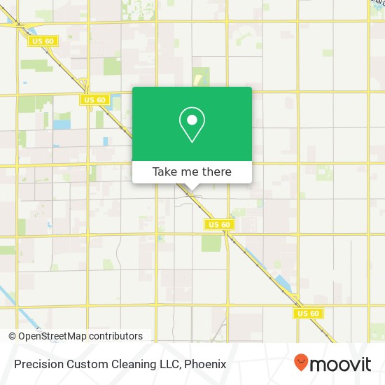 Precision Custom Cleaning LLC map
