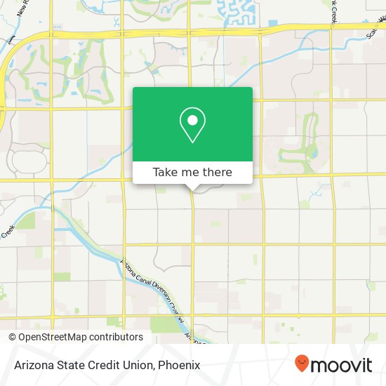 Arizona State Credit Union map