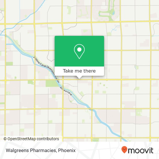 Mapa de Walgreens Pharmacies