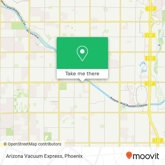 Arizona Vacuum Express map