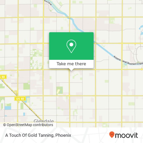 A Touch Of Gold Tanning map