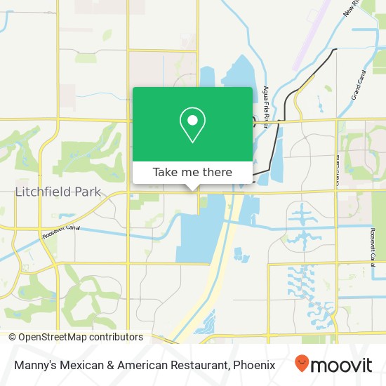 Manny's Mexican & American Restaurant map