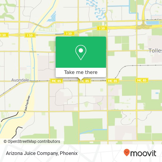 Arizona Juice Company map