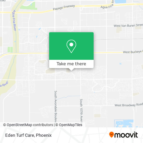 Eden Turf Care map