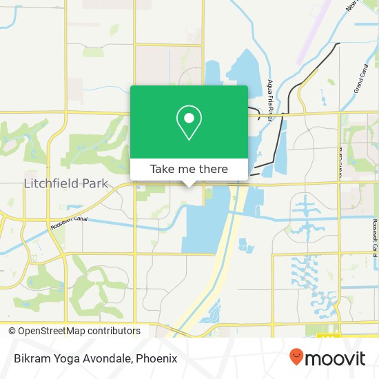 Mapa de Bikram Yoga Avondale