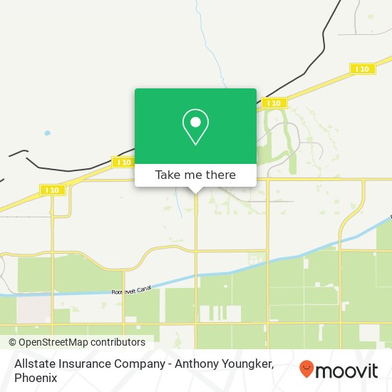 Allstate Insurance Company - Anthony Youngker map