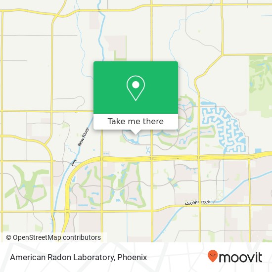 American Radon Laboratory map