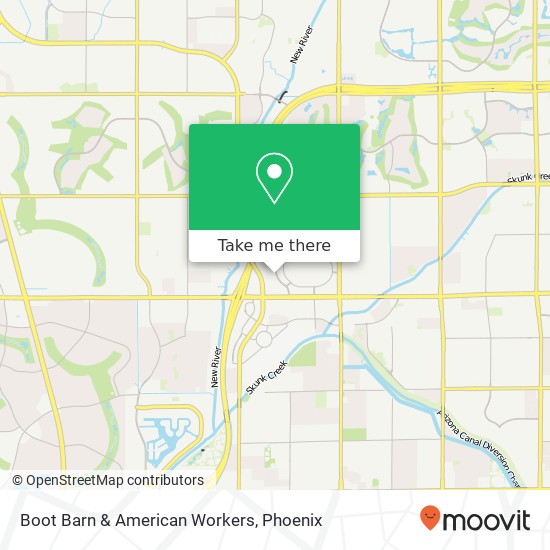 Boot Barn & American Workers map