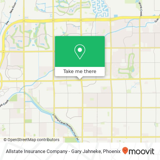 Allstate Insurance Company - Gary Jahneke map