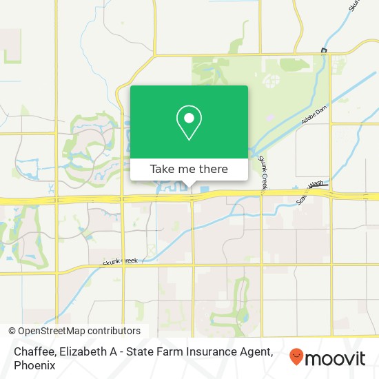 Chaffee, Elizabeth A - State Farm Insurance Agent map