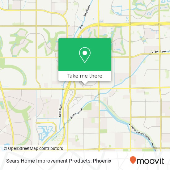 Sears Home Improvement Products map