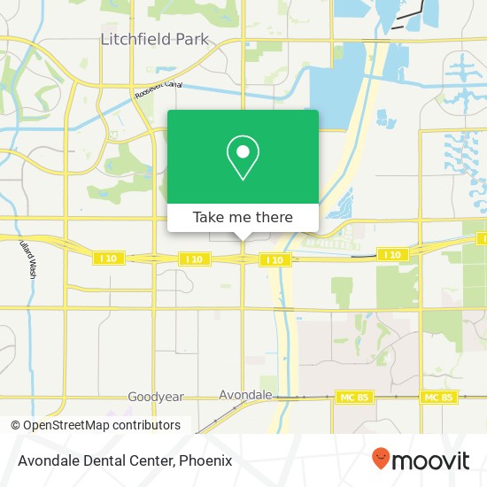 Avondale Dental Center map