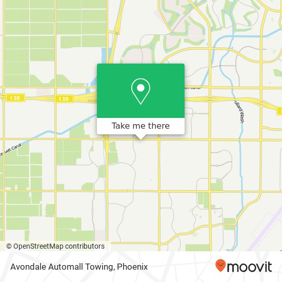 Mapa de Avondale Automall Towing