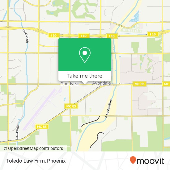 Toledo Law Firm map