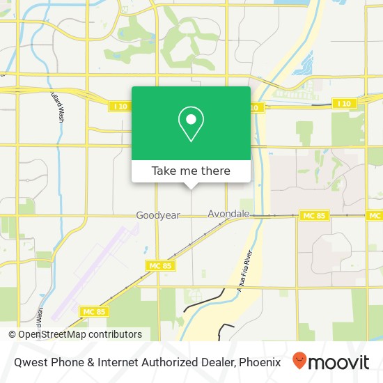 Qwest Phone & Internet Authorized Dealer map