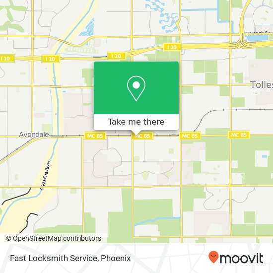 Fast Locksmith Service map