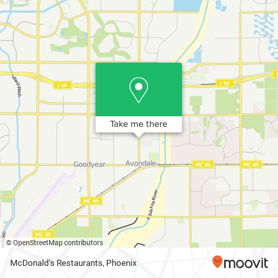 McDonald's Restaurants map