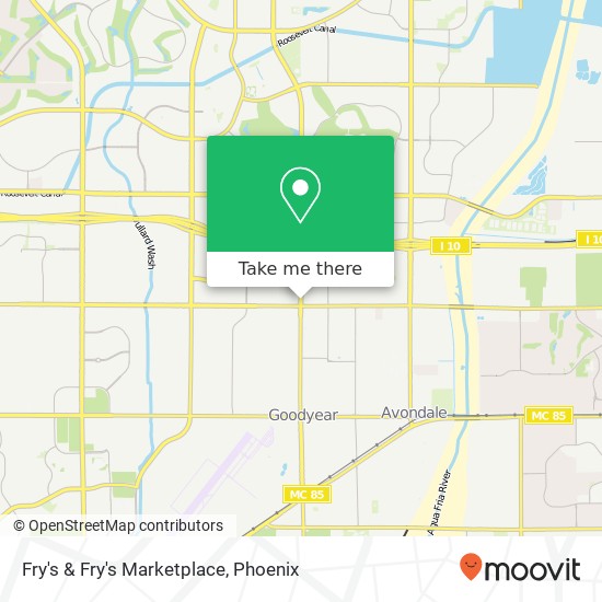 Mapa de Fry's & Fry's Marketplace