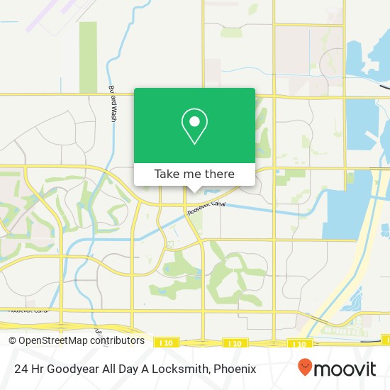 24 Hr Goodyear All Day A Locksmith map