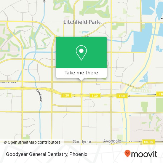 Goodyear General Dentistry map