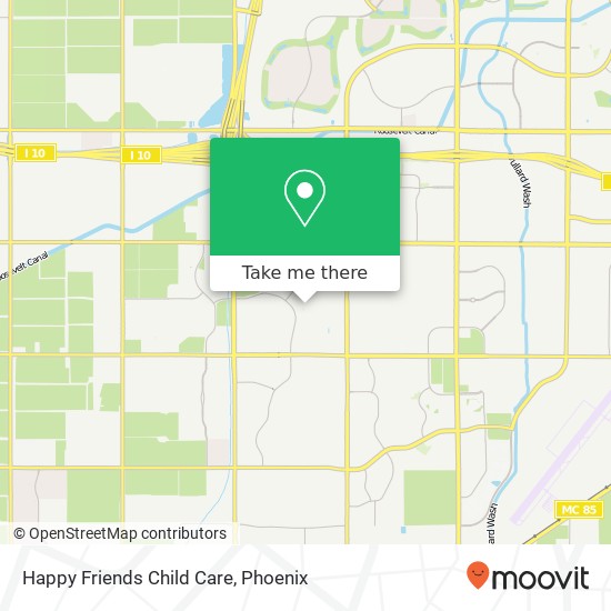 Mapa de Happy Friends Child Care